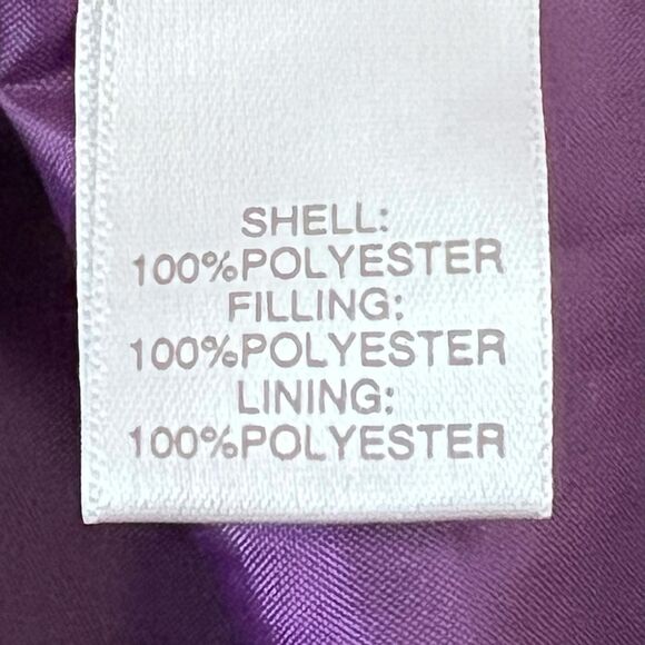 Avenue Plus Purple Quilted Lightweight Vest 14 - Picture 5 of 9